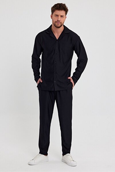 Plus Ninety Plusninety Men's Black Oversize Corduroy Suit