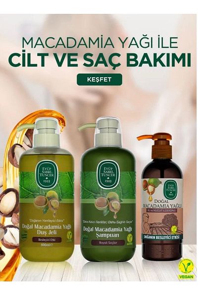 Eyüp Sabri Tuncer EYüP Sabri Tuncer - macadamia Oil Hair and Body Care