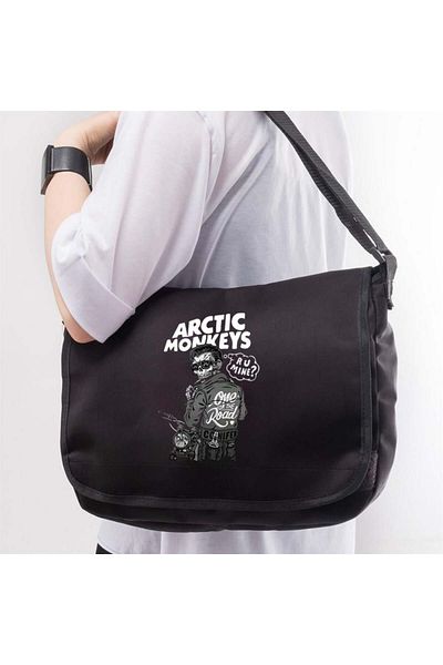 GOSSİP TEAM Geantă Messenger Arctic Monkeys „R U Mine” imprimată pentru echipa Gossip