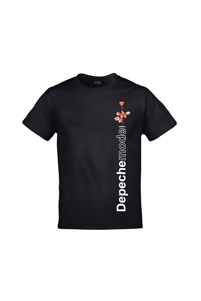Orijin Tekstil Depeche Mode Violator Printed Unisex Black Tshirt