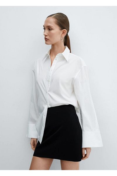 MANGO Woman Fitted Skirt