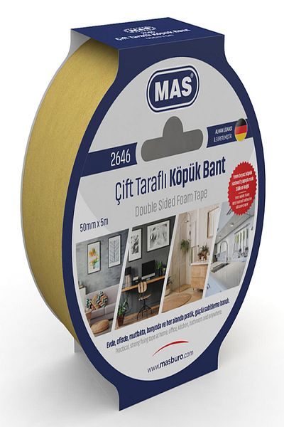 NEZADE STORE Double Sided Mas Tape 2646 - Foam 50Mm*5M