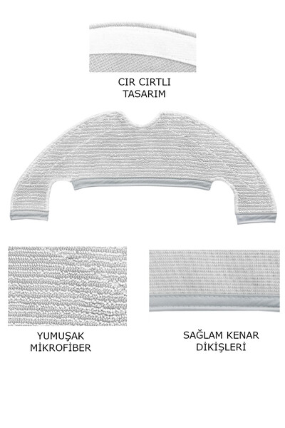 küche&haus XiaomiDreame D10S Plus Bot - Συμβατό αξεσουάρ πλαϊνής βούρτσας και σακούλας σκόνης