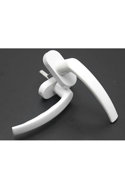 PVC 2-Piece White Pimapen Window Handle