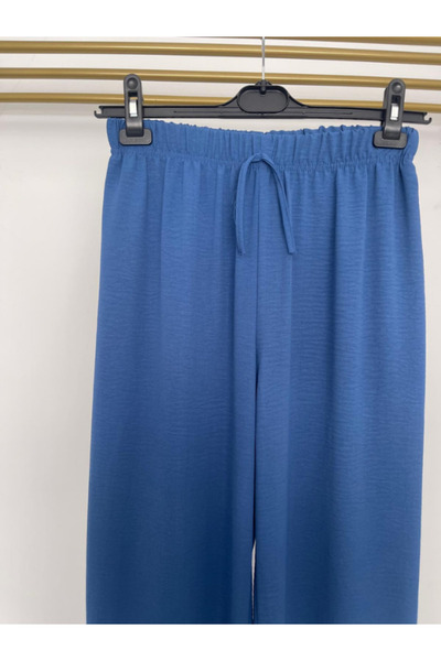 Miss Bella Large Size Elastic Wide Leg Women's Trousers - Ayrobin