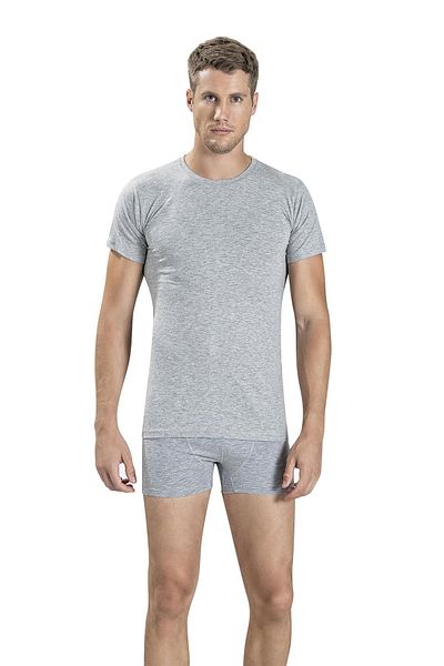 Jiber Men'S Short Sleeve UnderShirt Athlete 111 - Crew NecK, 6 PieceS
