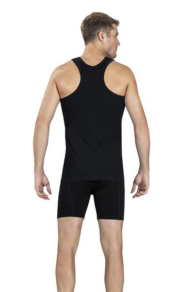 Jiber Men's Athlete Rambo Colored Strappy Undershirt 113 - 3 Pieces