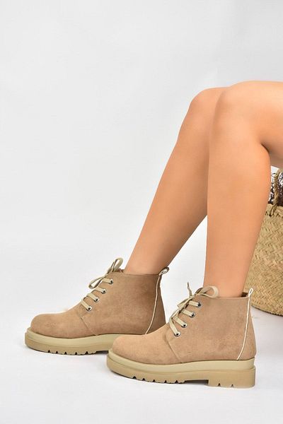 Fox Shoes Γυναικείες Μπότες Mink Suede L996033802