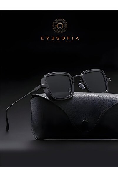 Eyesofia Leon Unisex Titanyum Siyah Güneş Gözlüğü