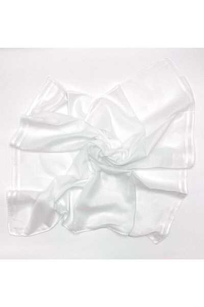Naz Ipek Pack of 10 White Inner Cheesecloth Headcover - 80X80Cm