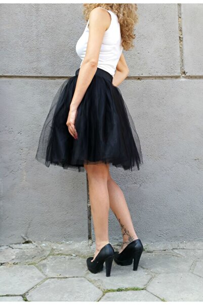 NSMLİFE Fusta Tutu Neagra Femei Baby Shower Ziua Nunta Nunta Petrecere Ziua Speciala Fusta Tutu