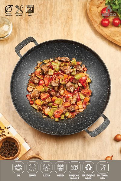Amboss Cast Iron Sheet Roasting Pancake Pan