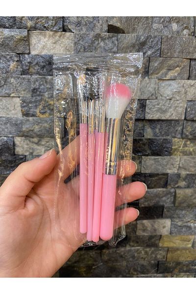 Rose Makeup Brush Set