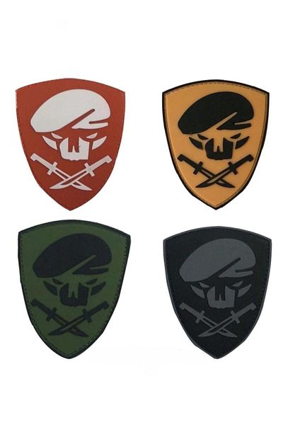 SINGLE SWORD Patch din silicon Commando Beanie-Knife - Peç