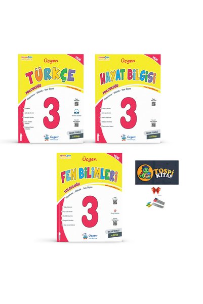 Üçgen Yayıncılık ÜÇGEN YAYINCILIK 3.SINIF TÜRKÇE + MATEMATİK + FEN BİLİMLERİ ...