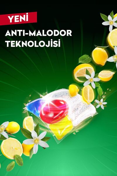 TEMS 4 Etkili Bulaşık Makinesi Kapsül Deterjanı 72'li ( 2x 36'lı Paket)