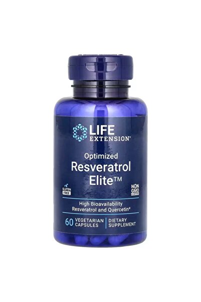 Life Extension Optimized Resveratrol Elite 60 Vegetarian Capsules