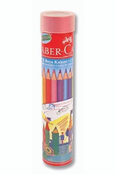 Faber Castell فابر كوربو 12 لون أنبوب معدني (طويل)