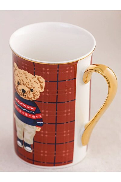 LC Waikiki Ayıcık Baskılı Kırmızı Teddy Kupa 363 Ml
