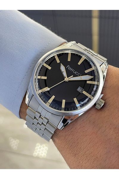 Ferrucci Men's Wristwatch - Waterproof Steel