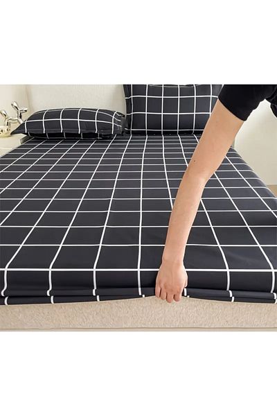 Totem Totemhome Checked Ranforce Fitted Sheet Set