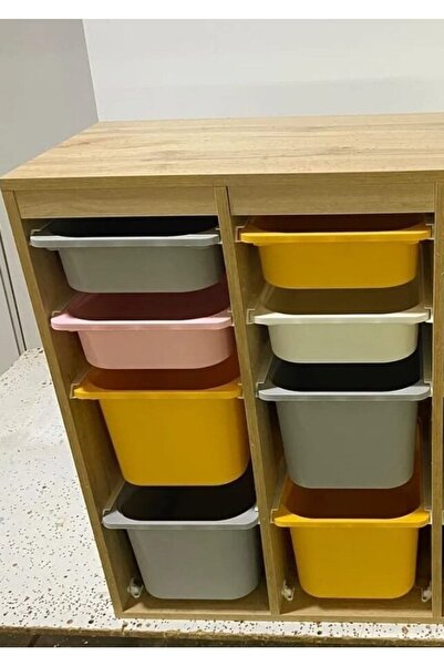 OYUNCAK DOLABI Saklama Düzenleme Ahşap Desen Mdf Kaan-3