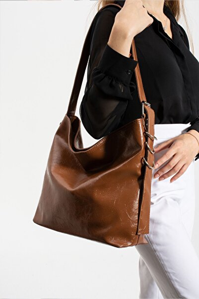 Nuevo Kadın omuz çantası büyük boy salaş çanta şık tasarımlı