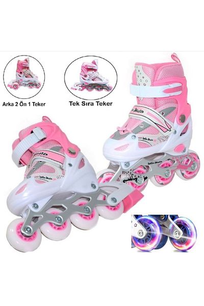 Birlik Roller Master 39-42 Number Adjustable Pink Skates