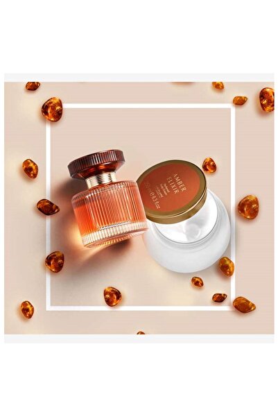 Oriflame Amber Elixir Edp Kadın Parfümü Ve Parfümlü Vücut Kremi Seti 50ml+250 Ml