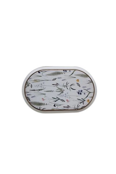 Porland Botanical Boat Plate 18 Cm