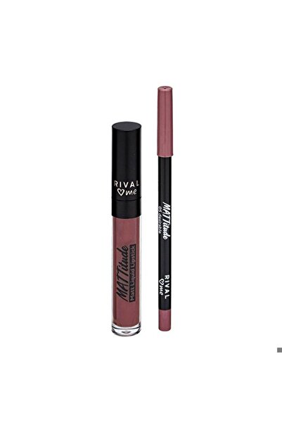Rival Loves Me Mattitude Mat Likit Ruj Kiti No:05 Desirable 2'li