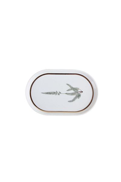 Porland Botanical Boat Plate 18 Cm