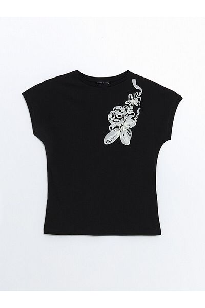 LC Waikiki Embroidery Detailed Crew neck Women's Blouse - LCW