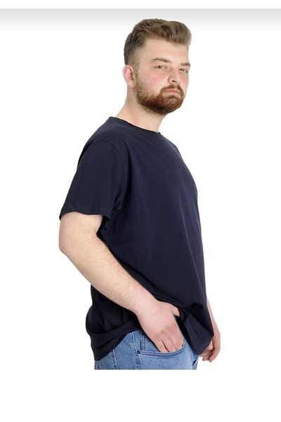 a02teks Tricou de mărime mare cu decolteu