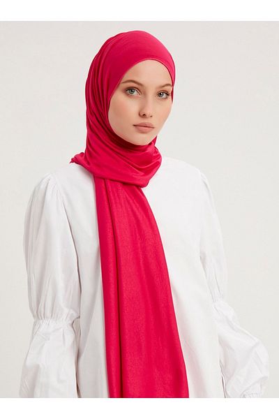 Saless Mercerized Combed Shawl - Fuchsia - Shawless