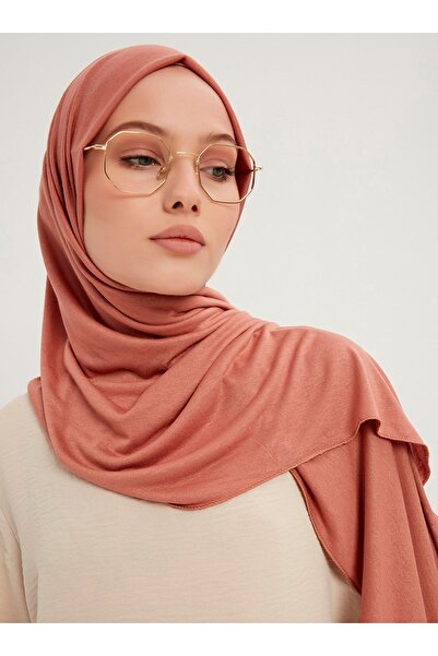 Şaless شال من القطن الممشط من الليكرا مقاس 70 × 180 سم - تصميم قشرة البصل