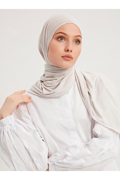 Şaless Σάλι από βισκόζη χτενισμένο βαμβάκι 70x180cm - ελαστικό ύφασμα και Κόκκινο