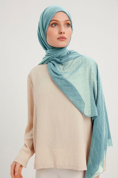 Saless Confort Shawl - Water Green