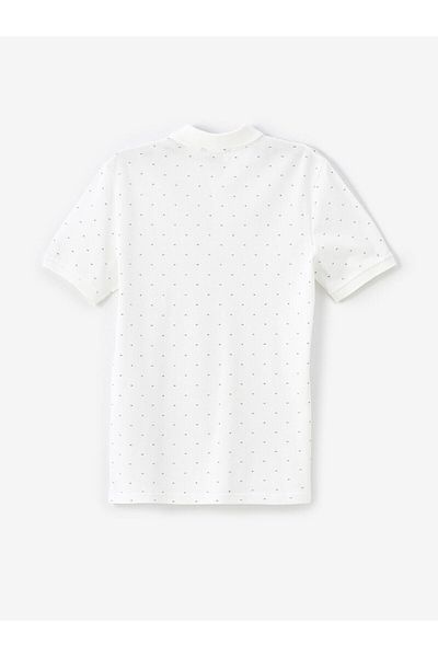 LC Waikiki LCW Herren-T-Shirt mit Polokragen – kurzärmlig, gemustert, Piqué