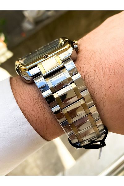Reward Men's Steel Wrist Watch and Bracelet Combination