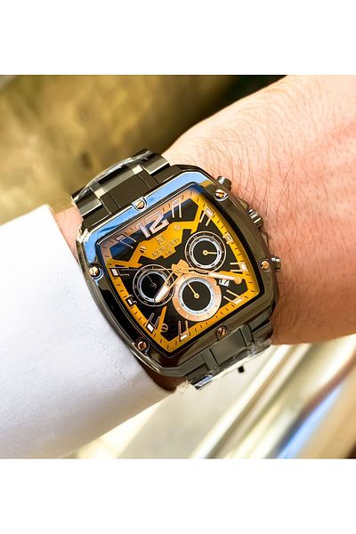 Reward Steel Men's wrist watch waterproof