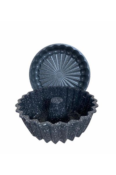 ThermoAD 2 Piece Cake Mold Set Pie Tart And Star Cake /grey