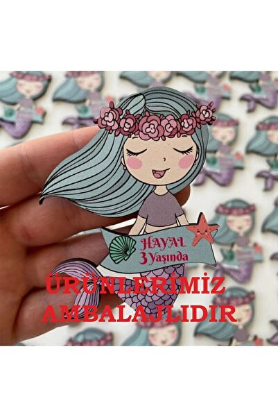 Farklı Hediyelik Deniz Kızı Figürlü Magnet - 10 Adet