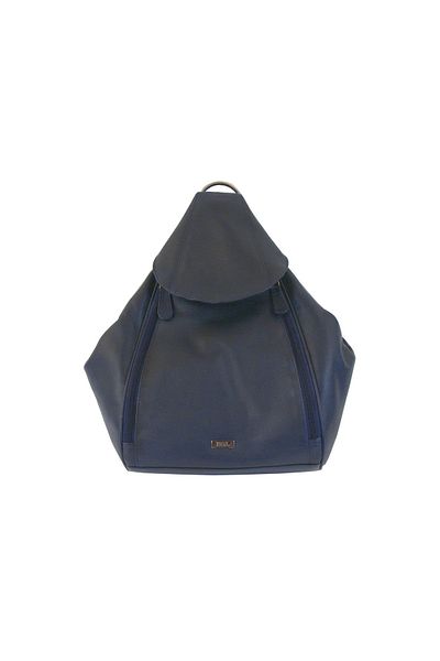 Flanigan HGL Echt- Leder dunkelblau Damen Tasche Cityrucksack multifunkční 19225