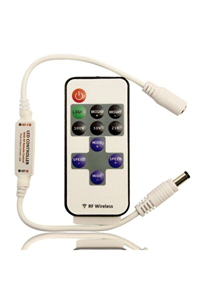 LEDX Şerit Led Kontrol Cihazı Rf Kumandalı Dimmer Flash Unichrome
