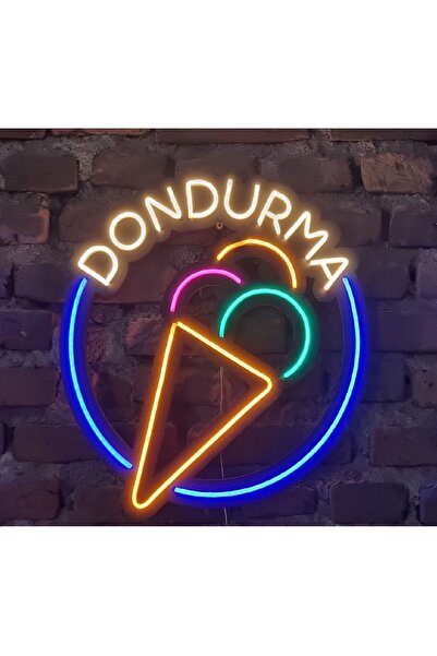 Neon Ledli Duvar Aydınlatması dondurma