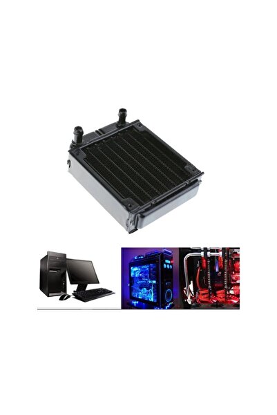 Unichrome 120mm Rakorlu Alüminyum Cpu Su Soğutma Radyatörü 18 Tüplü