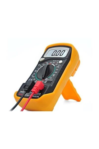 Unichrome Xl830l Dijital Multimetre Ölçü Aleti Volt Amper Ölçer Pil Kablo