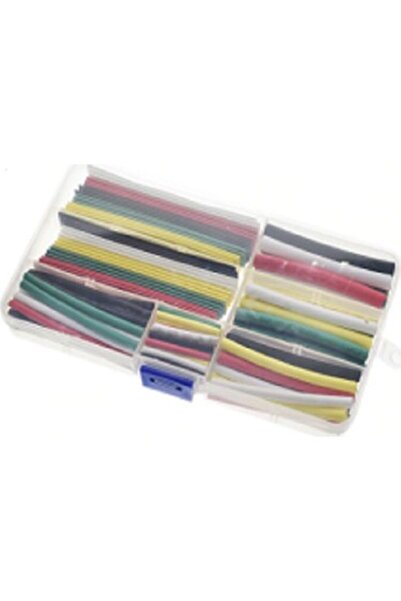 Makaron Isı Polyolefin Shrink Boru Daralan Set 140 Adet