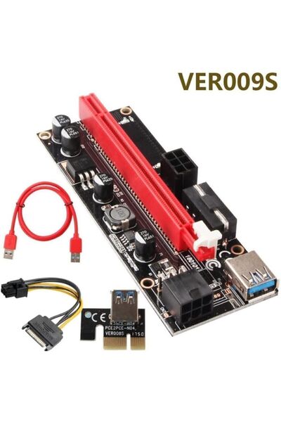 OEM Riser Kart V009s Mining Ekran Kartı Bağlantı Uzatma Kartı